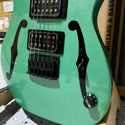 Ibanez Paul Gilbert Signature Mikro PGMM21 Electric Guitar - Metallic Light Green image 3