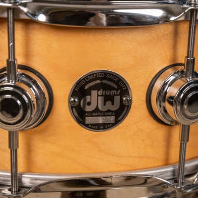 2000s DW Collectors Series 5.5x14 Maple Snare Drum image 6