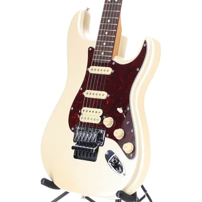 Fender Certified Pre-Owned Player II Modified Stratocaster HSS Floyd Rose, Rosewood Fingerboard, Olympic Pearl (E2) (35836) image 4