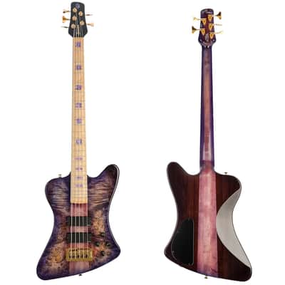 Spector USA Custom NS-5XL X Series 5-String Bass Guitar - Purple Haze Gloss - New image 2