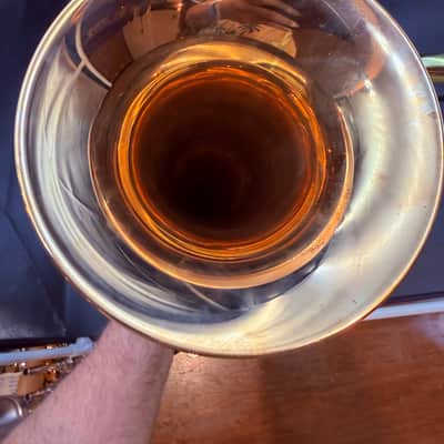 Schilke 1040 FL Professional Bb Flugelhorn – Factory Special-Order Raw Brass – Chicago, USA – Dual Leadpipes – Mint Condition image 7