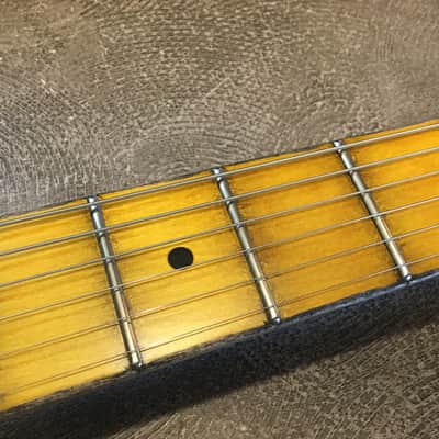 USA Relic Strat Style Electric Guitar Metallic Blue Nitro by Nate's Relic Guitars image 12