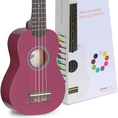 Stagg Soprano Ukulele Violet Purple with Gig Bag Full Size Beginner Model Uke image 2
