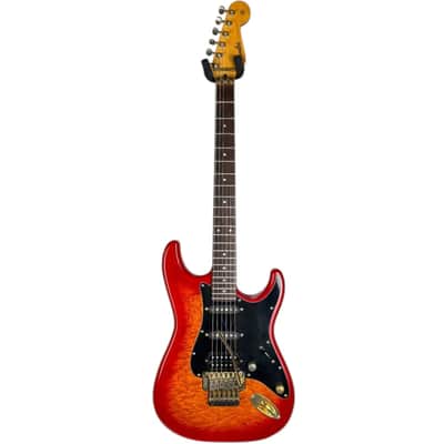 Fender Japan STR-75R Stratocaster 1984-1987 - Cherry Sunburst image 3