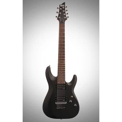 Schecter C-7 Deluxe Electric Guitar, Satin Black image 2