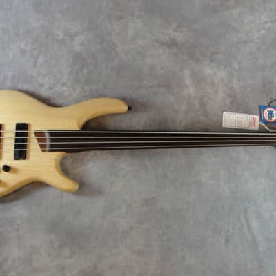 Cort Artisan Series B4FL Fretless Electric Bass Guitar Bartolini Pickups New image 2