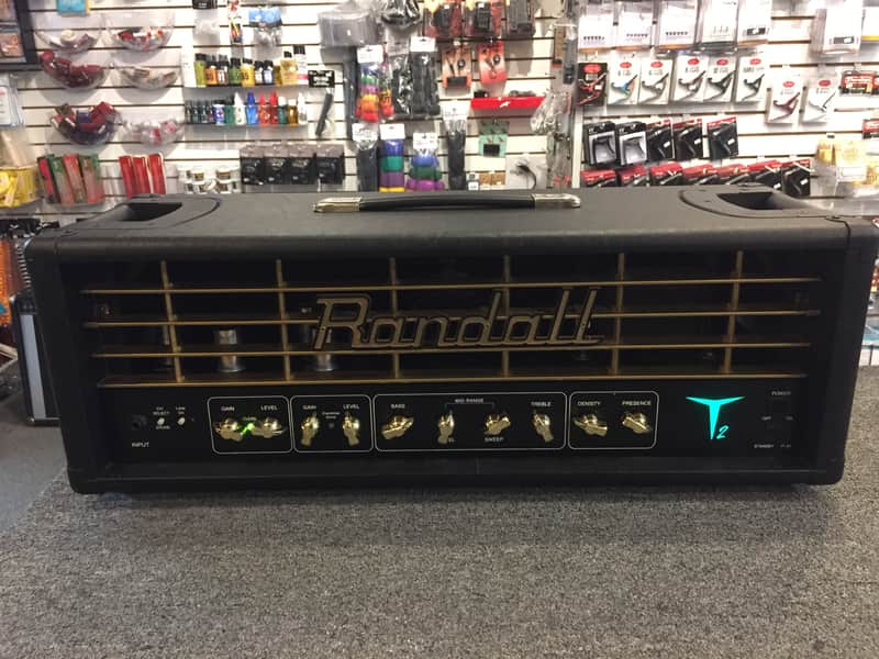 Randall T2H T2 100 watt Tube Preamp Guitar Amplifier Head Custom Gold Grill Finish and Knobs image 1