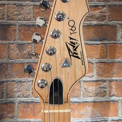 Vintage 1980s Peavey T-60 Maple Fretboard Black w/ OHSC image 3