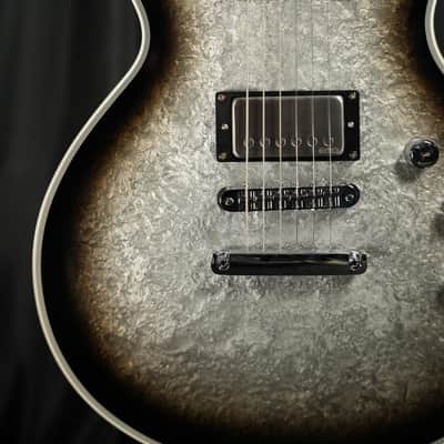 ESP Original Eclipse Custom Silver Liquid Metal Burst image 5