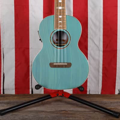Fender Dhani Harrison Tenor Ukulele - Turquoise image 1