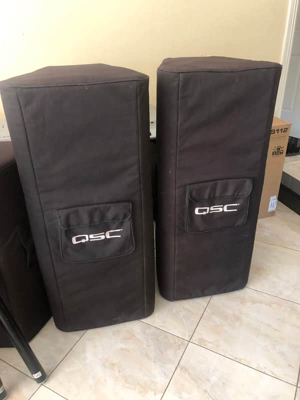 QSC KW151 powered speakers image 1