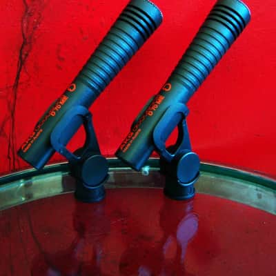 Two vintage AKG D70ME Dynamic cardioid Microphones Low Z w mic clips and case drum, toms, brass image 11
