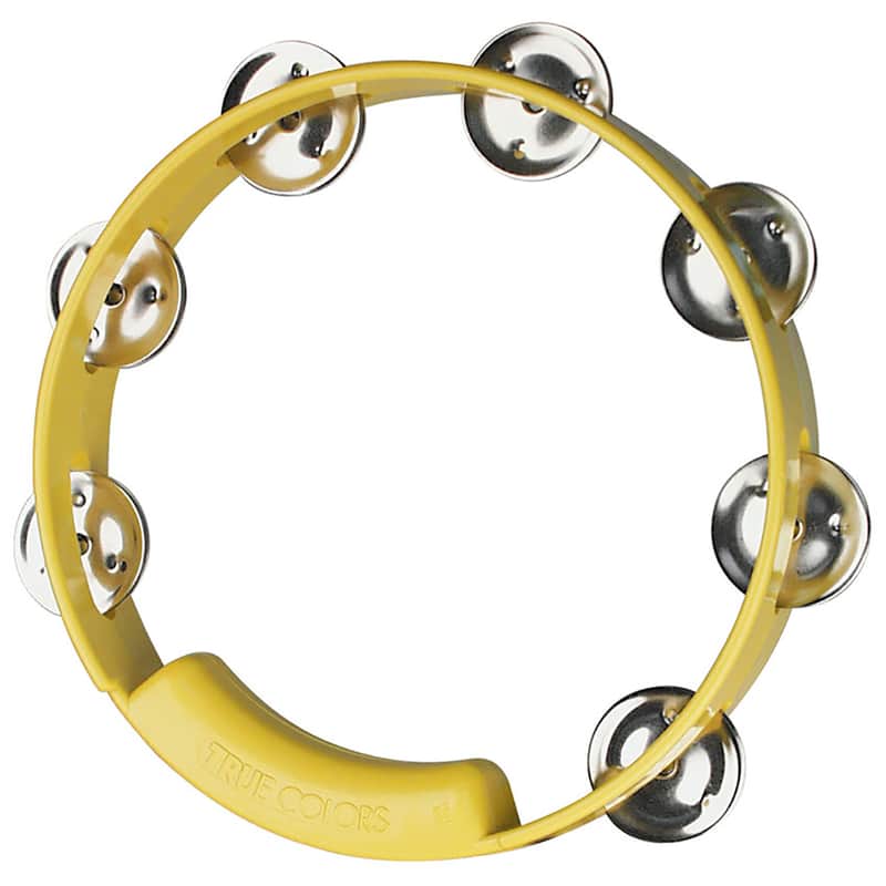 RhythmTech TC4058 True Color 8" Tambourine w/ Nickel Jingles image 1