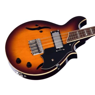 Airline Guitars H35 Batwing Mandolin Honeyburst image 3