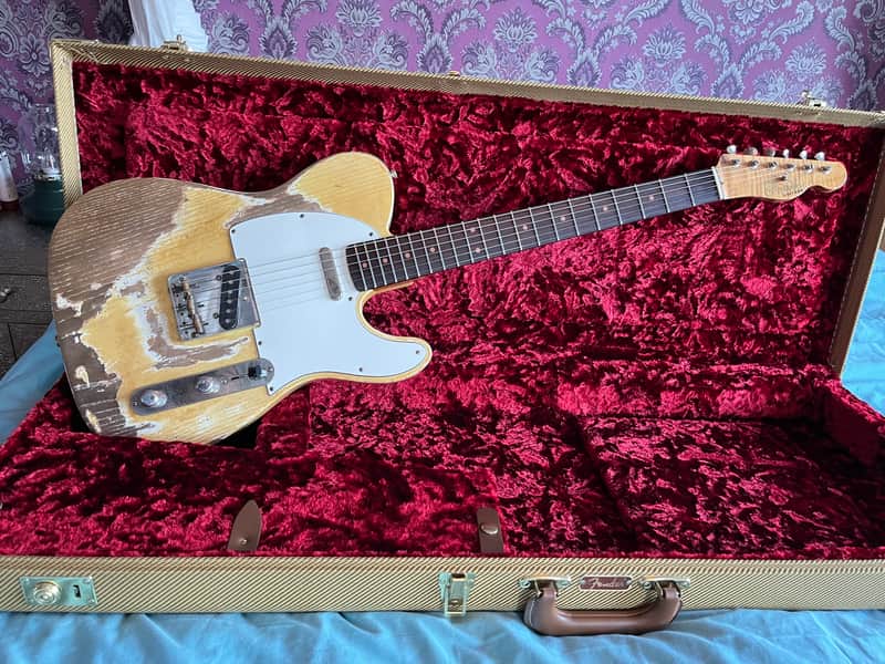 Oswald Guitars Custom OT - hollow body 2021 - closed thinline - Vintage blonde image 1
