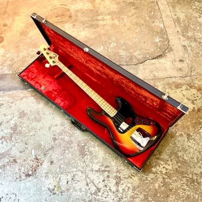 Fender Jazz Bass 1977 - Sunburst original vintage USA image 1