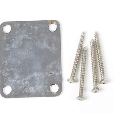 RARE 1963 Vintage Fender Jaguar/Jazzmaster/Stratocaster/Telecaster Neck Plate USA 1960s L-Series Pre-CBS image 3