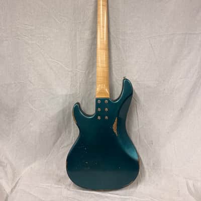 G&L Kiloton 5 2024 - Lake Placid Blue Nitrocellulose Lacquer Medium Aged image 11