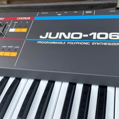 Roland JUNO-106 6 voice programmable synthesizer 100% working serviced image 5