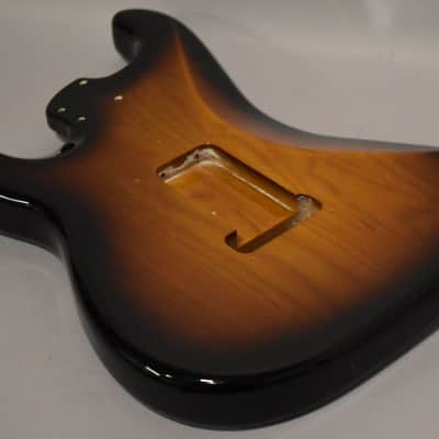 2021 Fender American Ultra Stratocaster Body 2-Tone Sunburst image 8