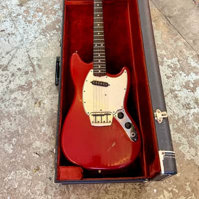 Fender Musicmaster II with Rosewood Fretboard 1964 - 1969 - Dakota Red original vintage USA 1966 image 4