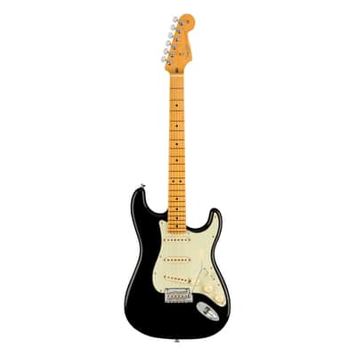 Used Fender American Professional II Stratocaster - Black w/ Maple FB image 2