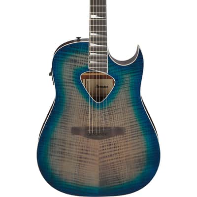 Ibanez ALT50FA ALT Acoustic Electric Guitar - Blue Doom Burst image 1