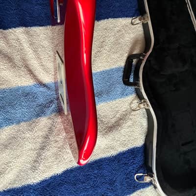 Fender American Deluxe Stratocaster with Rosewood Fretboard 2002 - 2003 - Chrome Red image 11