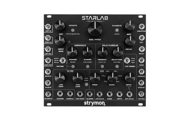 Strymon StarLab Time-Warped Reverberator - BLACK Panel - Eurorack *AUTHORIZED DEALER image 1