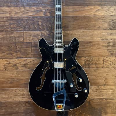 Hagstrom Viking Bass 2010s - Black image 1