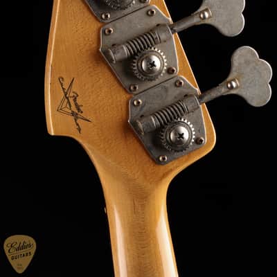 Fender Custom Shop 1962 Relic Jazz Bass - Aged Black image 8