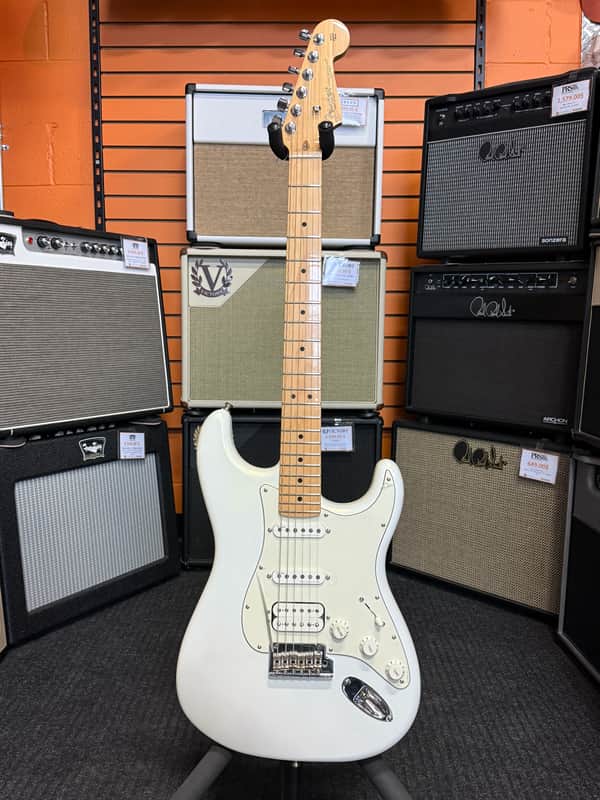 Fender "Juanes Stratocaster Luna White", with Deluxe hard case - Open Box image 1