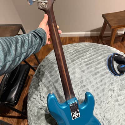 Left Handed Fender Custom Mod Shop American Precision Bass 2022 Ocean Turquoise image 5