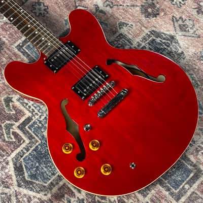 2011 Epiphone Dot LH/CH Left Handed Cherry Semi Hollowbody ES Electric Guitar W/ Hardshell Case! image 9