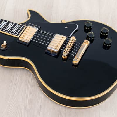 1981 Gibson Les Paul Custom Black Beauty Vintage Guitar, 100% Original w/ Tim Shaw PAFs, Case image 9