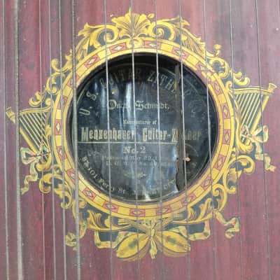 Oscar Schmidt Antique Menzenhauer Guitar-Zither No. 2, Special Hudson-Fulton Model, 31-String, 1909 image 9
