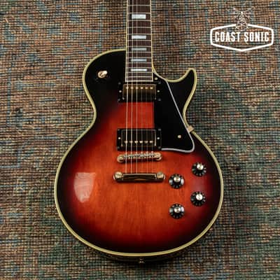 1980 Greco EG-800C Les Paul Custom Made in Japan Tobacco Sunburst w/case
