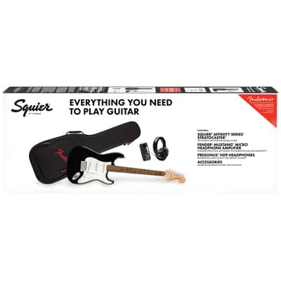 Squier Affinity Stratocaster Mustang Micro Pack - Beginner electric guitar kit image 6