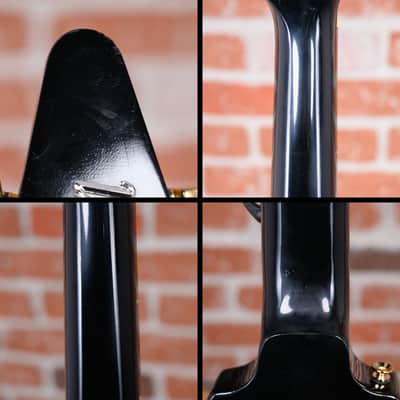Gibson Custom Shop 58 Reissue Flying V-M Ebony 2008 w/OHSC (Mods) image 13