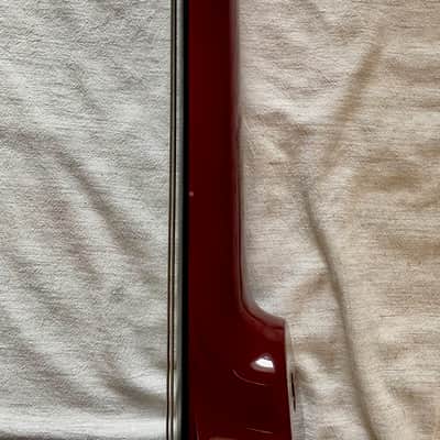 NS Design WAVc 5 String Full Size Electric Upright Bass 2025 - Transparent Red image 8