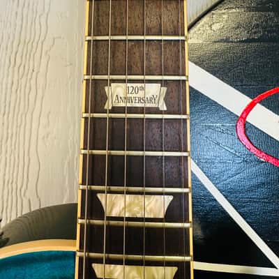 Gibson Les Paul Standard Plus 120th Anniversary 2014 - Ocean Water Perimeter image 5