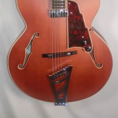 D'Angelico Premier EXL-1 Satin Walnut Hollowbody Archtop Electric with gig bag DAPEXL1SWLT image 3