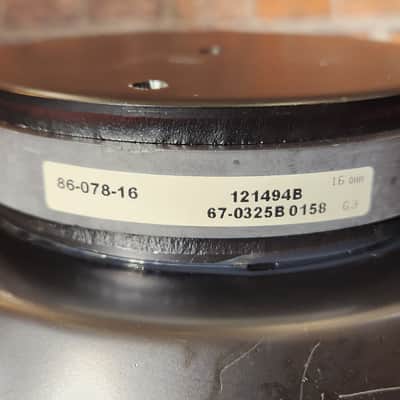 Eminence G3 86-078-16 12" Speaker #3 16 OHMS image 2