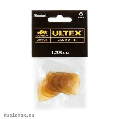 DUNLOP 427P1.38 Ultex Jazz (6) Pick Pack image 4