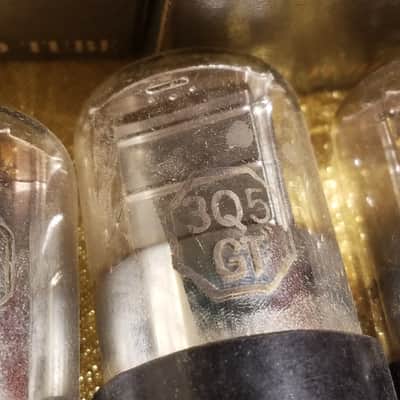 RCA etc. Pair (2) 3Q5 tNOS AT1000 TESTED Vacuum Tubes Beam Power VT221 JAN-CRC-3Q5 3Q5GT/G 1940-1959 image 8