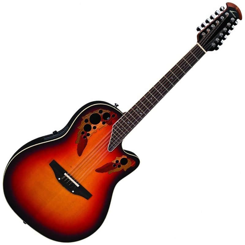 Ovation 2758AX-NEB Pro Series Standard Elite Deep Contour Solid Spruce Top 12-String Acoustic-Electric Guitar w/ABS Deluxe Case image 1