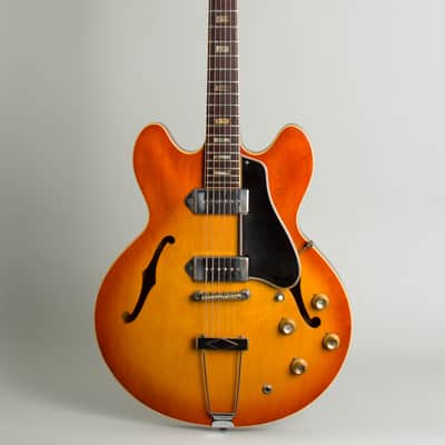 Gibson  ES-330TD Thinline Hollow Body Electric Guitar (1965), ser. #362047, black tolex hard shell case. image 1