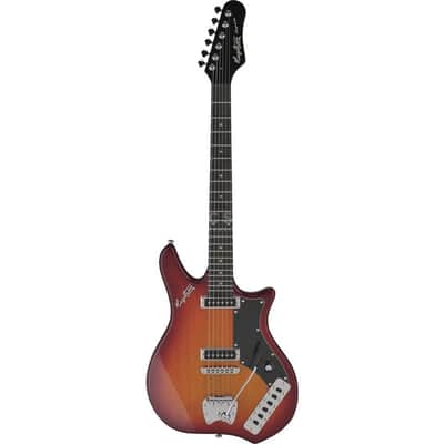 Hagstrom IMP-CSB Retroscape Series Impala Cherry Sunburst