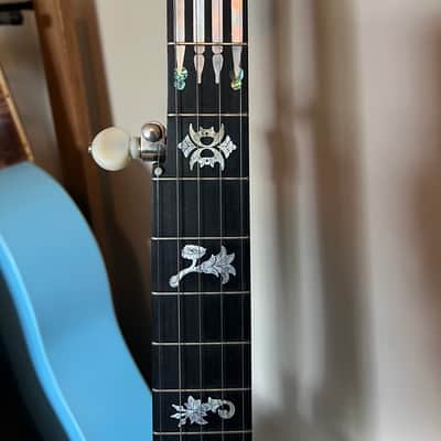 2008 Chanterelle Banjo Gryphon Inlay Mike Ramsey image 5