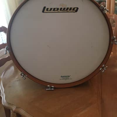 Ludwig Vintage Bass Drum 1950's - Mahogany image 1